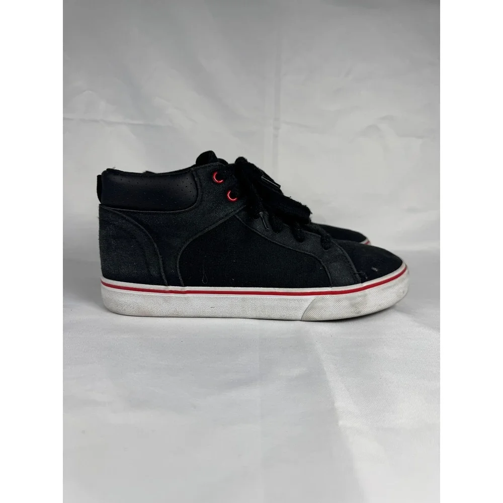 Wonder Nation BBWN24AC002 Boys 5 Sneakers Black Casual Mid Top Athletic Shoes